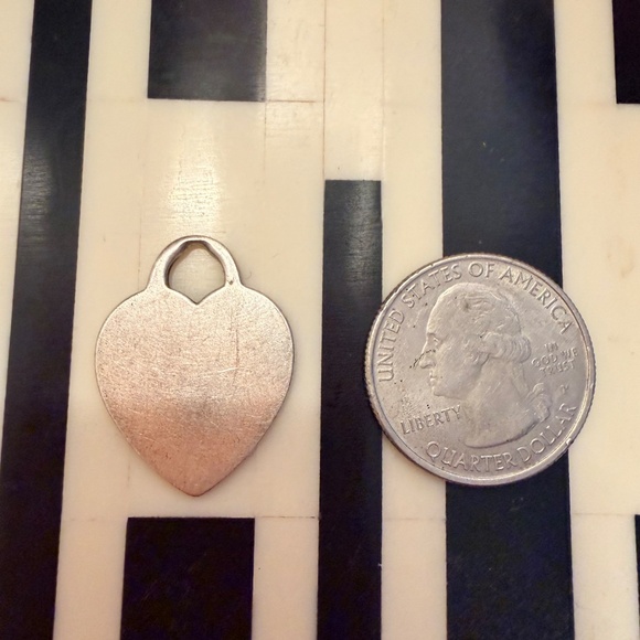 Heart shape Tiffany & Co. Sterling Silver Return to Tiffany Charm - Picture 3 of 3